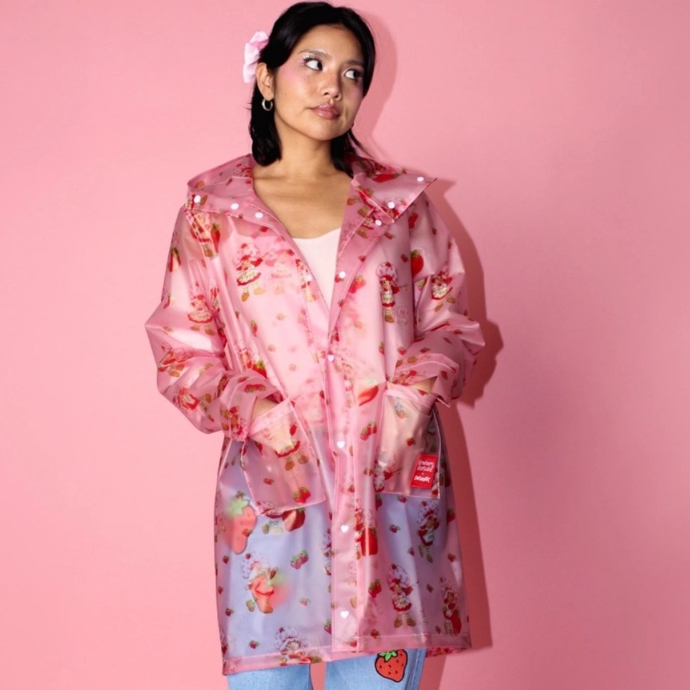Cakeworthy Strawberry Shortcake Raincoat Rain Jacket 2X NWT ADORABLE!!!